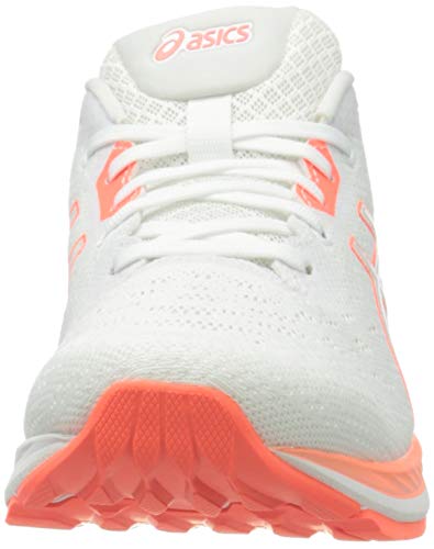 Asics Evoride Tokyo, Road Running Shoe Mujer, White/Sunrise Red, 39.5 EU