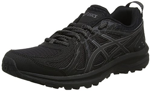 Asics Frequent Trail, Zapatillas de Running para Asfalto Mujer, Negro (Black/Carbon 001), 42.5 EU