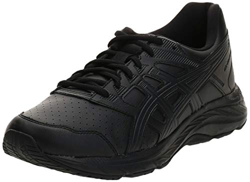 Asics Gel-Contend 5 SL, Walking Shoe Hombre, Negro, 43.5 EU