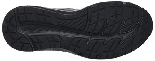 Asics Gel-Contend 7, Road Running Shoe Hombre, Black/Carrier Grey, 46 EU
