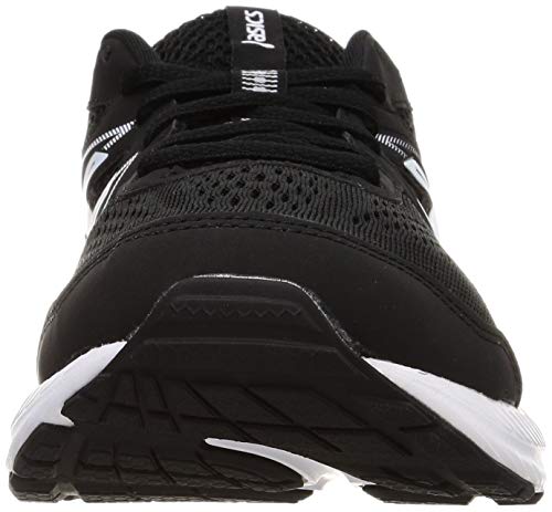 Asics Gel-Contend 7, Road Running Shoe Hombre, Black/White, 44 EU