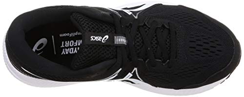 Asics Gel-Contend 7, Road Running Shoe Hombre, Black/White, 44 EU