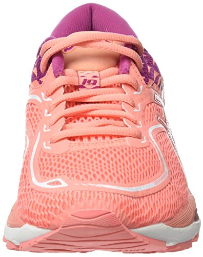 Asics Gel-Cumulus 19, Zapatillas de Running para Mujer, Rosa (Begonia Pink/Begonia Pink/Baton Rouge 0606), 37 EU