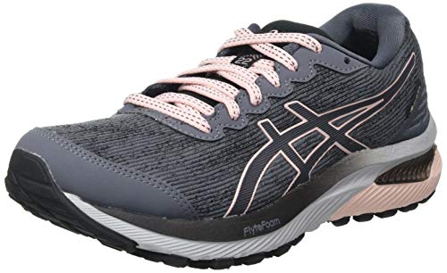 Asics Gel-Cumulus 22 G-TX, Road Running Shoe Mujer, Carrier Grey/Ginger Peach, 37.5 EU