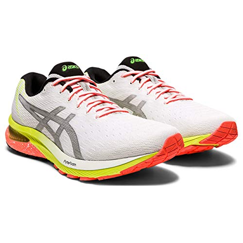 ASICS Gel-Cumulus 22 LITE para hombre, Blanco (blanco, plateado (White/Pure Silver)), 42.5 EU