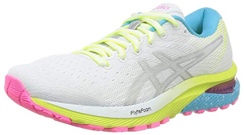 Asics Gel-Cumulus 22 Lite-Show, Sneaker Mujer, White/Pure Silver, 37.5 EU