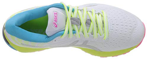 Asics Gel-Cumulus 22 Lite-Show, Sneaker Mujer, White/Pure Silver, 37.5 EU