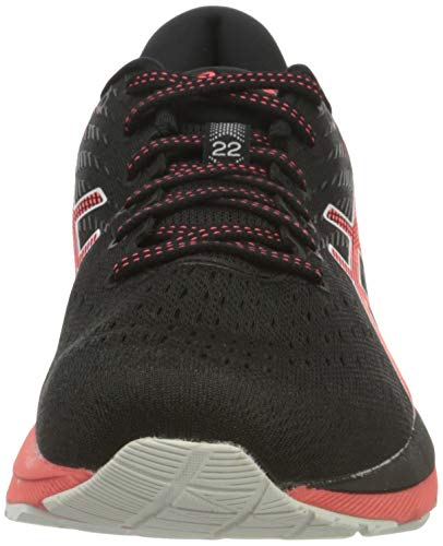 Asics Gel-Cumulus 22 Tokyo, Road Running Shoe Hombre, Black/Sunrise Red, 40 EU