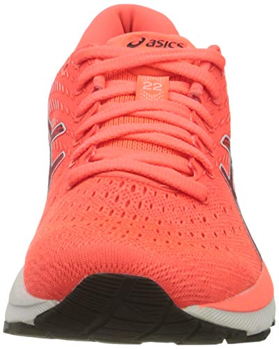 Asics Gel-Cumulus 22 Tokyo, Road Running Shoe Mujer, Sunrise Red/Black, 37 EU