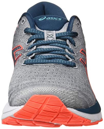 Asics Gel-Cumulus 22, Zapatillas para Correr, Hombre, Gris (Piedmont Grey/Magnetic Blue), 41.5 EU