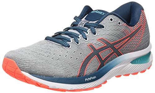 Asics Gel-Cumulus 22, Zapatillas para Correr, Hombre, Gris (Piedmont Grey/Magnetic Blue), 41.5 EU