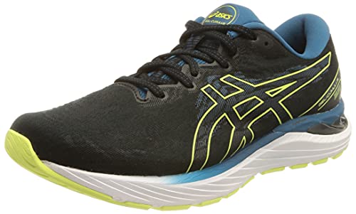 Asics Gel-Cumulus 23, Zapatillas para Correr Hombre, Black/Glow Yellow, 42.5 EU