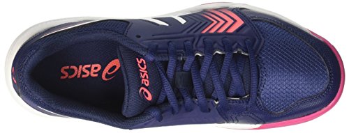 Asics Gel-Dedicate 5, Zapatillas de Deporte Mujer, Azul (Indigo Blue/White/Diva Pink), 40 EU