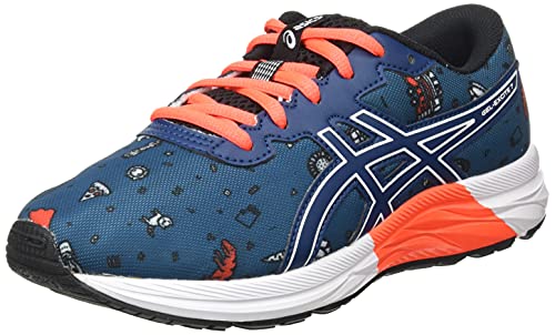 Asics Gel-Excite 7 GS, Sneaker, Mako Blue/Blanco, 38 EU