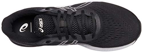 Asics Gel-Excite 8, Road Running Shoe Hombre, Black/White, 44 EU