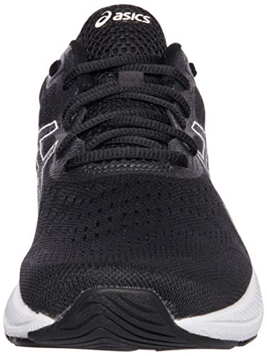 Asics Gel-Excite 8, Road Running Shoe Hombre, Black/White, 44 EU