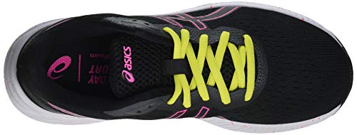 Asics Gel-Excite 8, Road Running Shoe Mujer, Black/Hot Pink, 36 EU