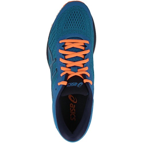 Asics Gel-Kayano 24, Zapatillas de Running Hombre, Azul (Directoire Blue/Peacoat/Hot Orange), 40 EU
