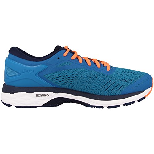 Asics Gel-Kayano 24, Zapatillas de Running Hombre, Azul (Directoire Blue/Peacoat/Hot Orange), 40 EU