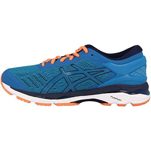 Asics Gel-Kayano 24, Zapatillas de Running Hombre, Azul (Directoire Blue/Peacoat/Hot Orange), 40 EU