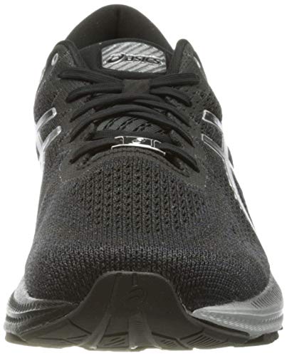 Asics Gel-Kayano 27 Platinum, Road Running Shoe Hombre, Black/Pure Silver, 42 EU