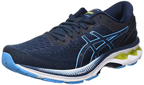 Asics Gel-Kayano 27, Road Running Shoe Hombre, Bleu Bleu Cyan, 41.5 EU