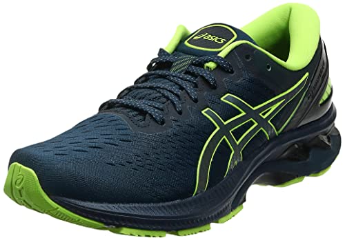 Asics Gel-Kayano 27, Road Running Shoe Hombre, French Blue/Lite-Show, 42 EU