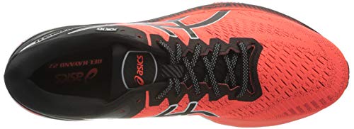 Asics Gel-Kayano 27 Tokyo, Road Running Shoe Hombre, Sunrise Red/Black, 42.5 EU