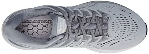 Asics Gel-Kayano 28 Platinum, Running Shoe Hombre, Piedmont Grey/White, 44 EU