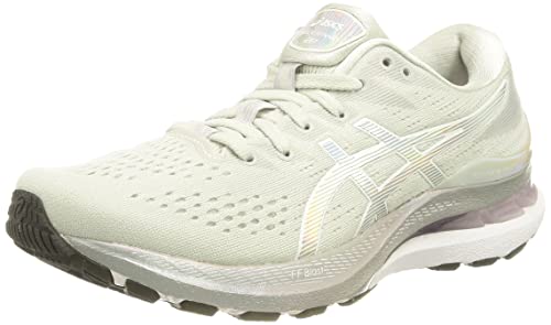 Asics Gel-Kayano 28 Platinum, Running Shoe Mujer, Glacier Grey/White, 39.5 EU