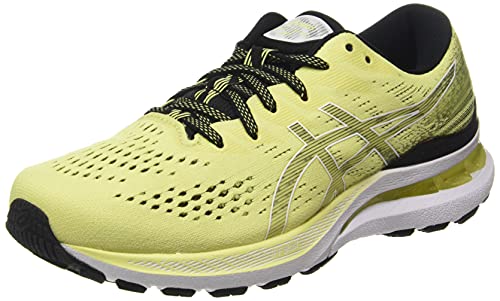 Asics Gel-Kayano 28, Running Shoe Hombre, Glow Yellow/White, 48 EU