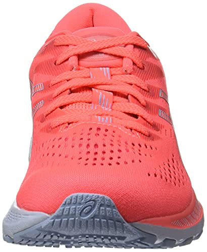 Asics Gel-Kayano 28, Running Shoe Mujer, Blazing Coral/Mist, 39.5 EU