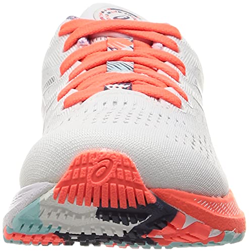 ASICS Gel-Kayano 28, Zapatillas de Running Mujer, White Thunder Blue, 39 EU