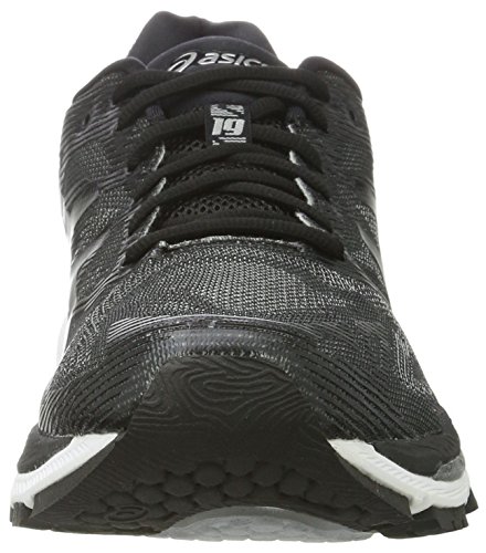 Asics Gel-Nimbus 19, Zapatillas de running Para Mujer, Negro (Black/Onyx/Silver), 37.5 EU