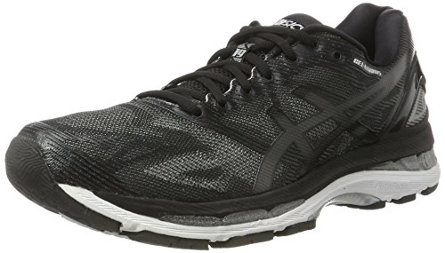 Asics Gel-Nimbus 19, Zapatillas de running Para Mujer, Negro (Black/Onyx/Silver), 37.5 EU