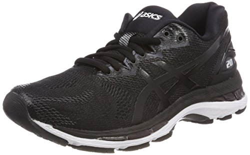 Asics Gel-Nimbus 20, Zapatillas de Running para Mujer, Negro (Black/White/Carbon 9001), 37 EU