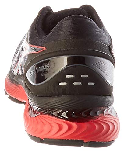 Asics Gel-Nimbus 22, Zapatos para Correr Hombre, Noir Rouge Vif, 42 EU