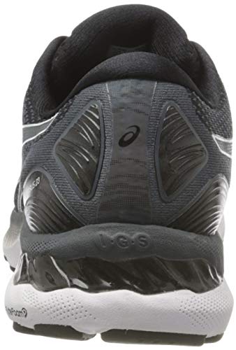 Asics Gel-Nimbus 23, Road Running Shoe Hombre, Black/White, 44.5 EU