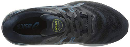 Asics Gel-Nimbus 23, Road Running Shoe Hombre, Carrier Grey/Digital Aqua, 45 EU