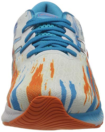 Asics Gel-Nimbus 23, Road Running Shoe Hombre, Digital Aqua/Marigold Orange, 42 EU