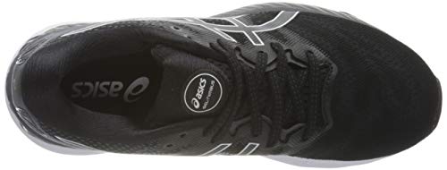 Asics Gel-Nimbus 23, Road Running Shoe Mujer, Black/White, 38 EU