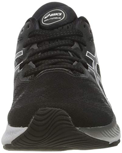 Asics Gel-Nimbus 23, Road Running Shoe Mujer, Black/White, 38 EU