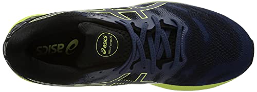 Asics Gel-Nimbus 23, Zapatillas para Correr Hombre, Thunder Blue/Glow Yellow, 43.5 EU