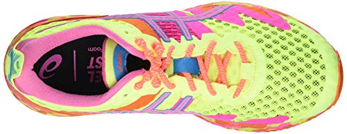 Asics Gel-Noosa Tri 12, Road Running Shoe Mujer, Safety Yellow/Dragon Fruit, 37 EU