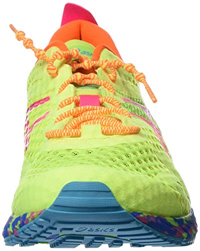 Asics GEL-Noosa Tri 12, Zapatillas de Correr Hombre, Multicolor (Safety Yellow Hot Pink), 42.5 EU