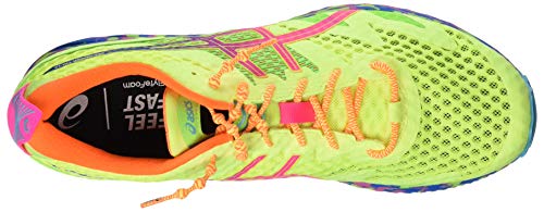 Asics GEL-Noosa Tri 12, Zapatillas de Correr Hombre, Multicolor (Safety Yellow Hot Pink), 42.5 EU