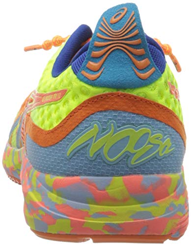 Asics GEL-Noosa Tri 12, Zapatillas de Correr Hombre, Multicolor (Safety Yellow/Arctic Sky), 43.5 EU