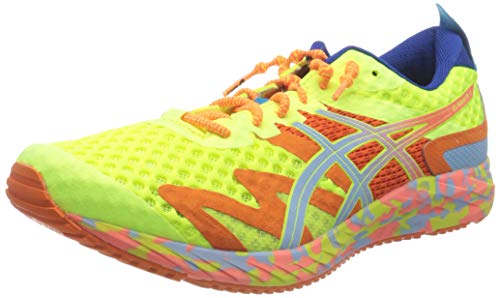 Asics GEL-Noosa Tri 12, Zapatillas de Correr Hombre, Multicolor (Safety Yellow/Arctic Sky), 43.5 EU