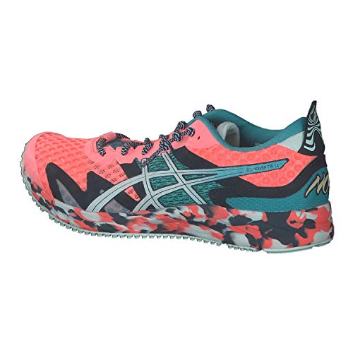 ASICS Gel-Noosa Tri 12, Zapatillas para Correr Mujer, Sun Coral Bio Mint, EU 44-US 11,5