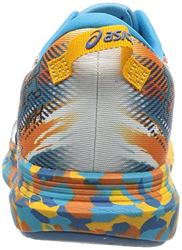 Asics Gel-Noosa Tri 13, Road Running Shoe Hombre, Digital Aqua/Marigold Orange, 47 EU